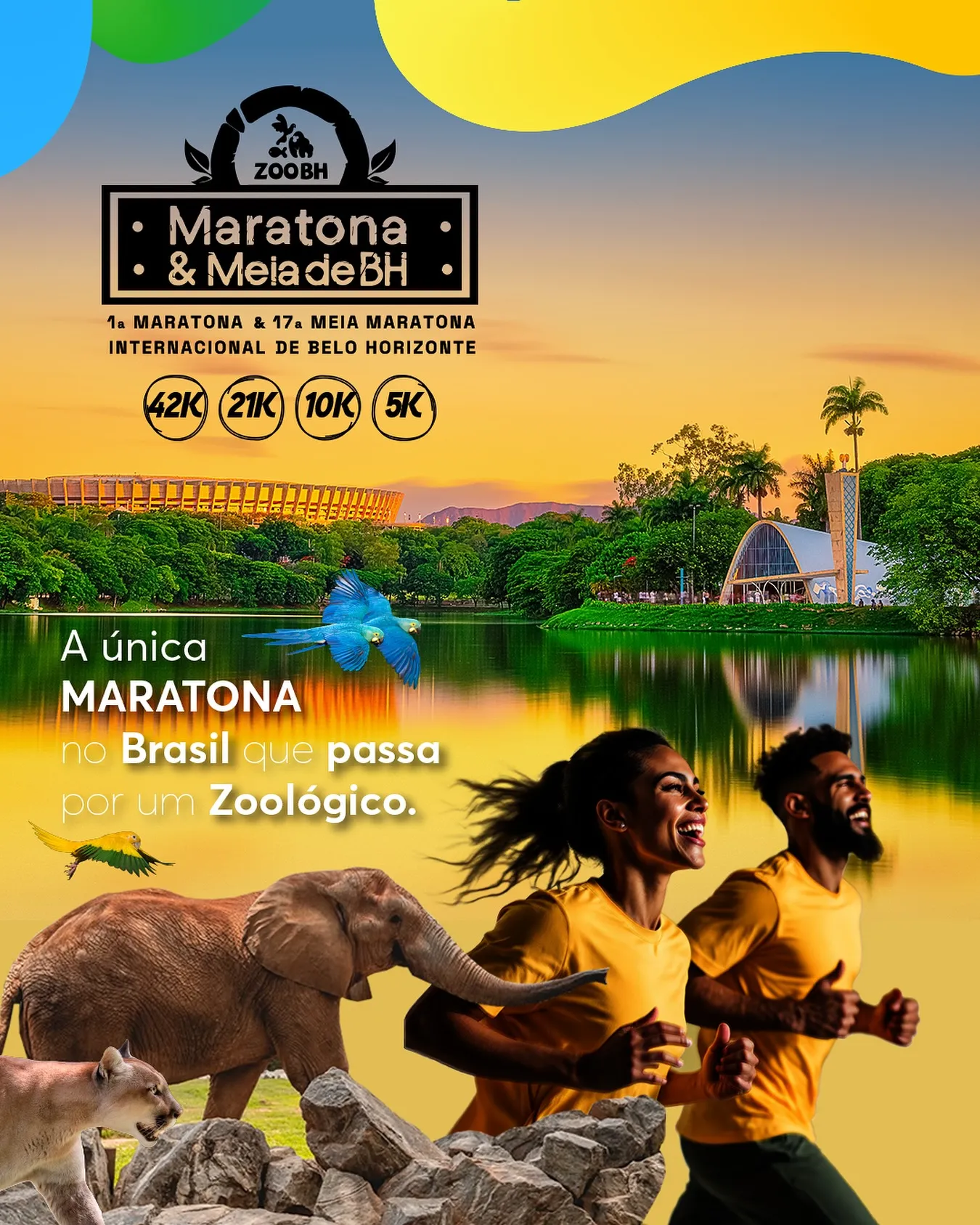 Meia Maratona de Brasília no Lago Sul e Lago Norte