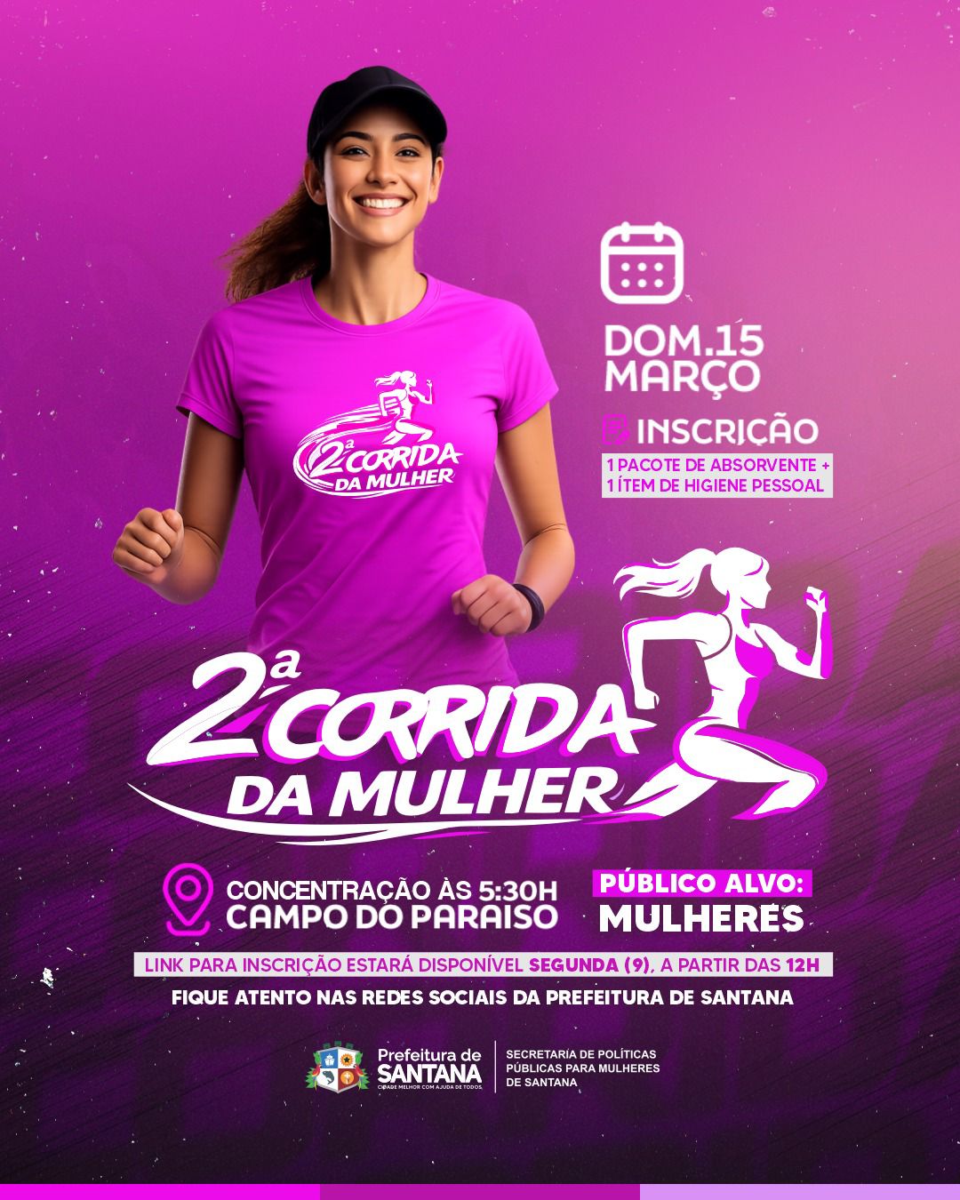 2ª CORRIDA DA MULHER DE SANTANA